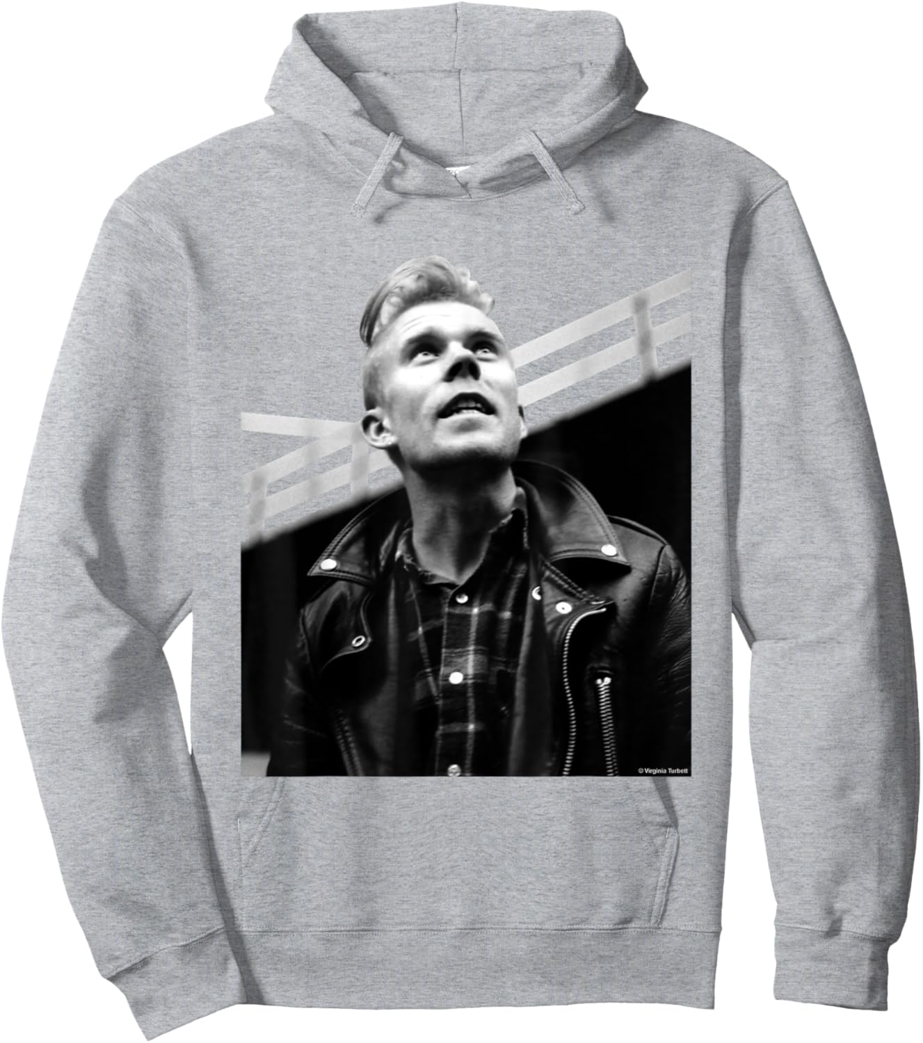 Yazoo Vince Clarke By Virginia Turbett Hoodie - Hoodie | Ash