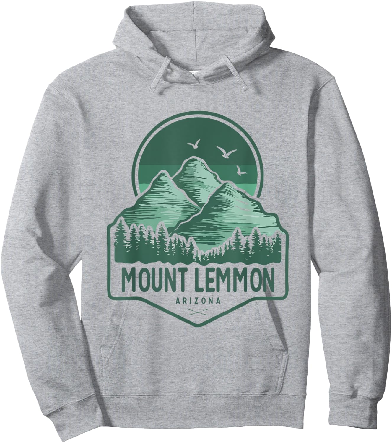 Mount Lemmon Mountains Arizona Hiking Outdoors Vintage Hoodie - Hoodie | Ash
