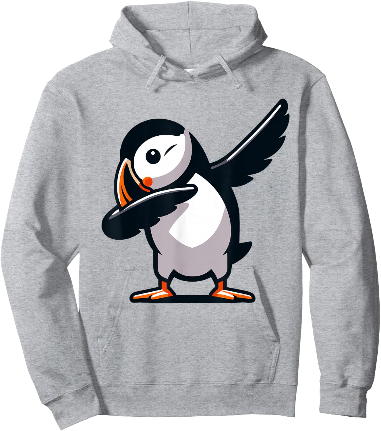 Puffin | Puffin Bird, For Kids & Cute Dabbing Puffin Hoodie - Hoodie | Ash