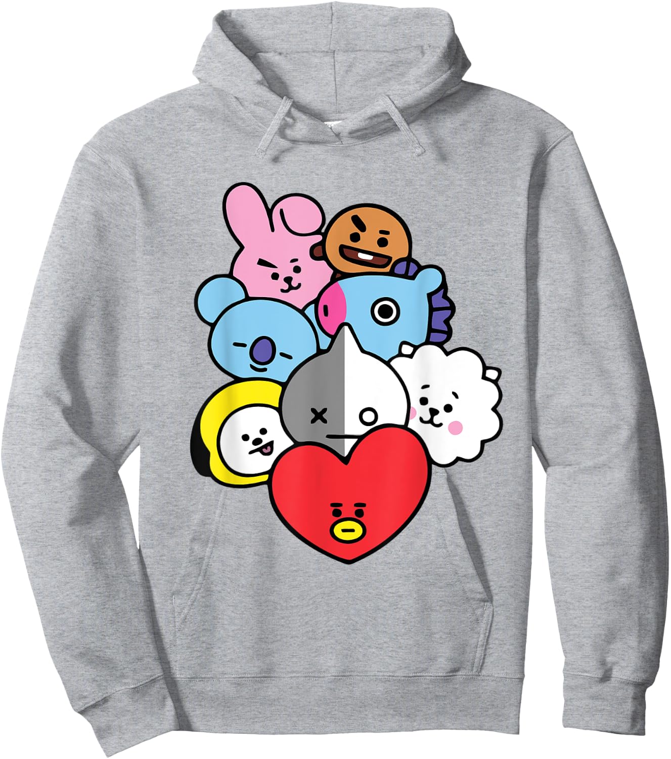 Cool K-Pop Cute Love Symbol K-Drama Korean Pop Music Fans Hoodie - Hoodie | Ash
