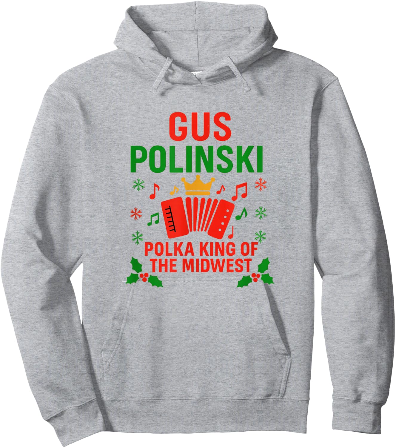 Gus Polinski Polka King Hoodie - Hoodie | Ash