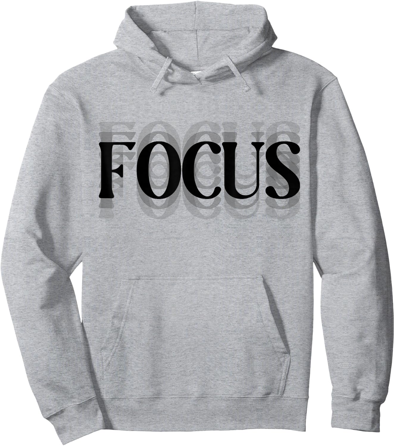 Focus Optical Illusion Trippy Hoodie - Hoodie | Ash