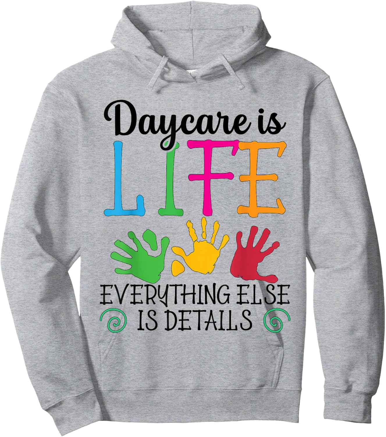 Childcare Teacher Appreciation Day Care Daycare Provider Hoodie - Hoodie | Ash