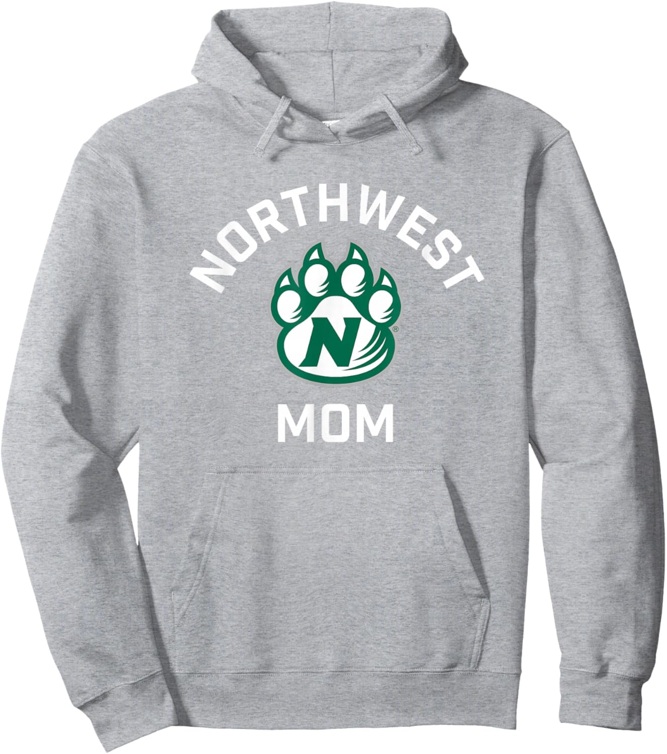 Northwest Missouri State Bearcats Arched Mom Hoodie - Hoodie | Ash