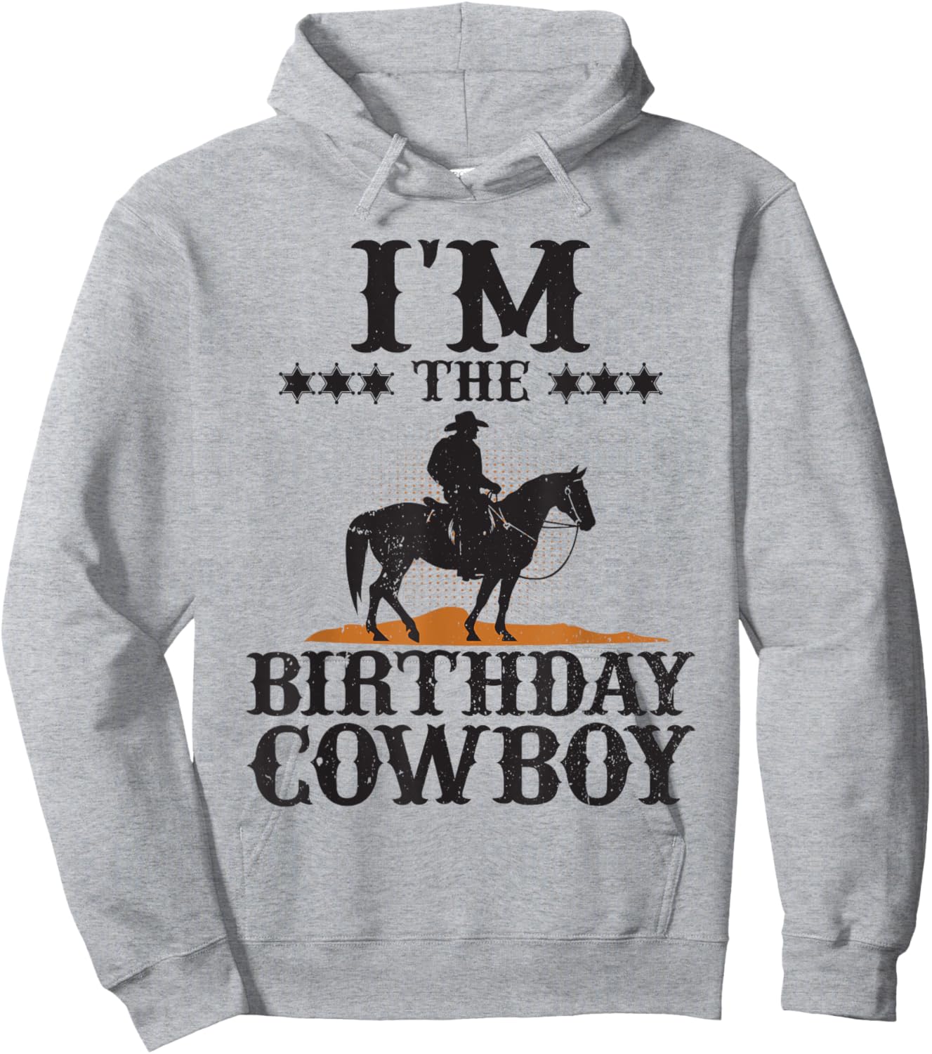 I'M The Birthday Cowboy Western Rodeo Family Party Matching Hoodie - Hoodie | Ash