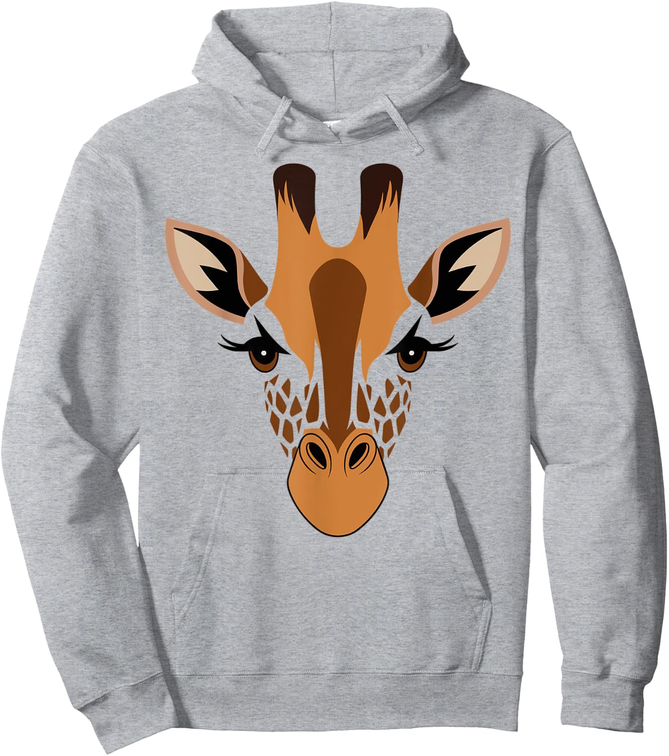 Halloween Giraffe Face Costume Kids Cute Themed Hoodie - Hoodie | Ash