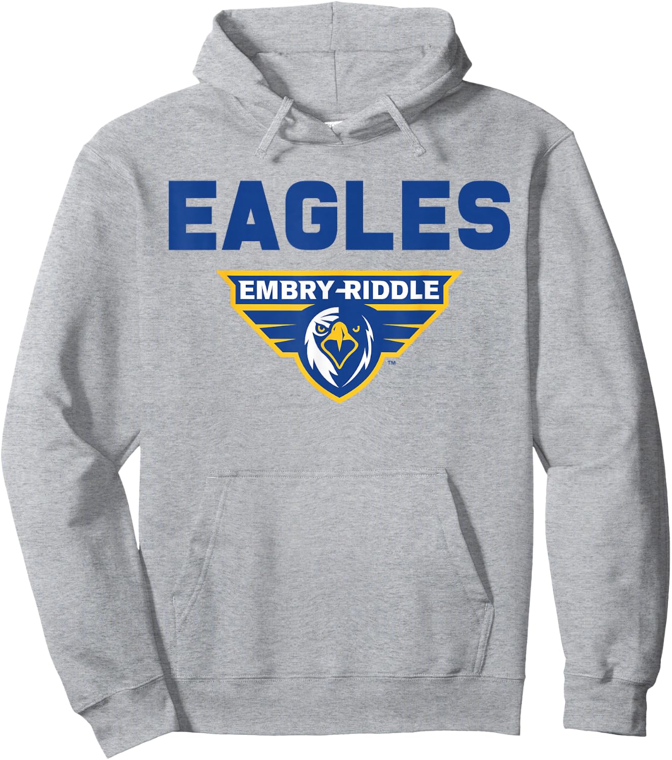 Embry Riddle Eagles | Official NCAA Merch | NCAFEMB002 Hoodie - Hoodie | Ash