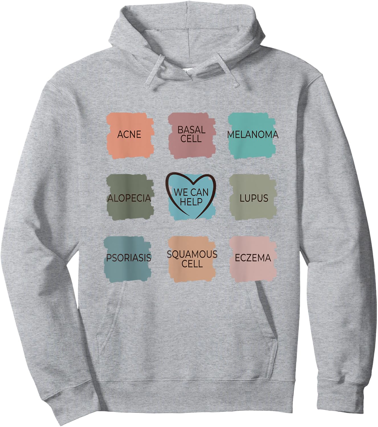 Dermatology Nurse - We Can Help Derm Dermatologist Hoodie - Hoodie | Ash