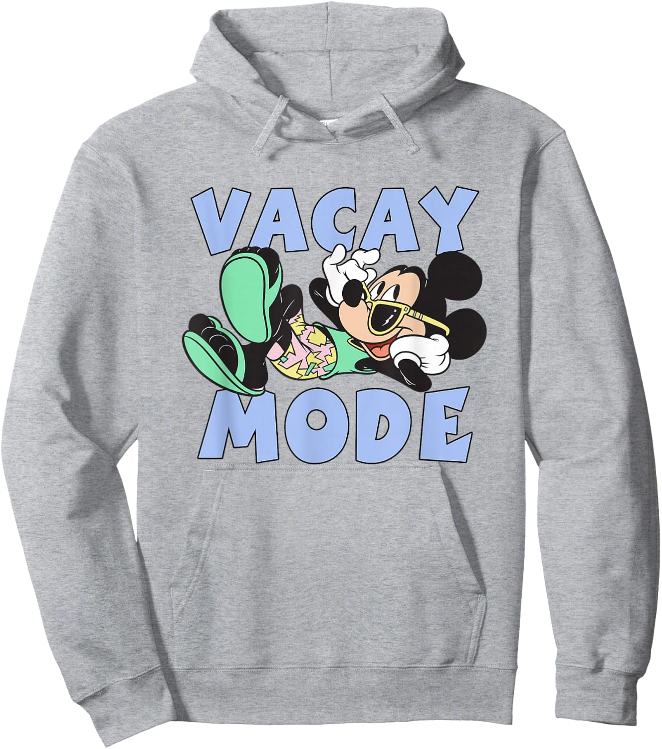 Disney Mickey And Friends Cool Mickey On Vacay Mode Logo Hoodie - Hoodie | Ash