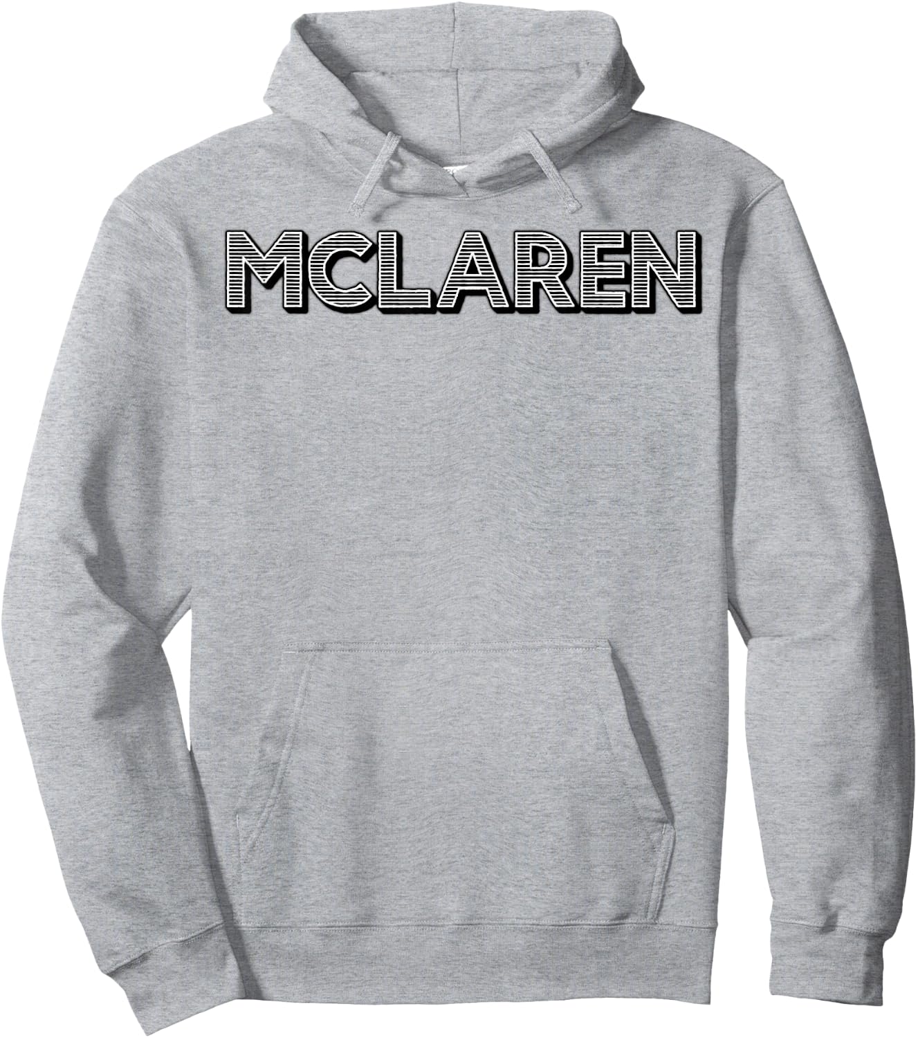 McLaren Name Retro 60s 70s 80s Vintage Family Funny Gift Hoodie - Hoodie | Ash