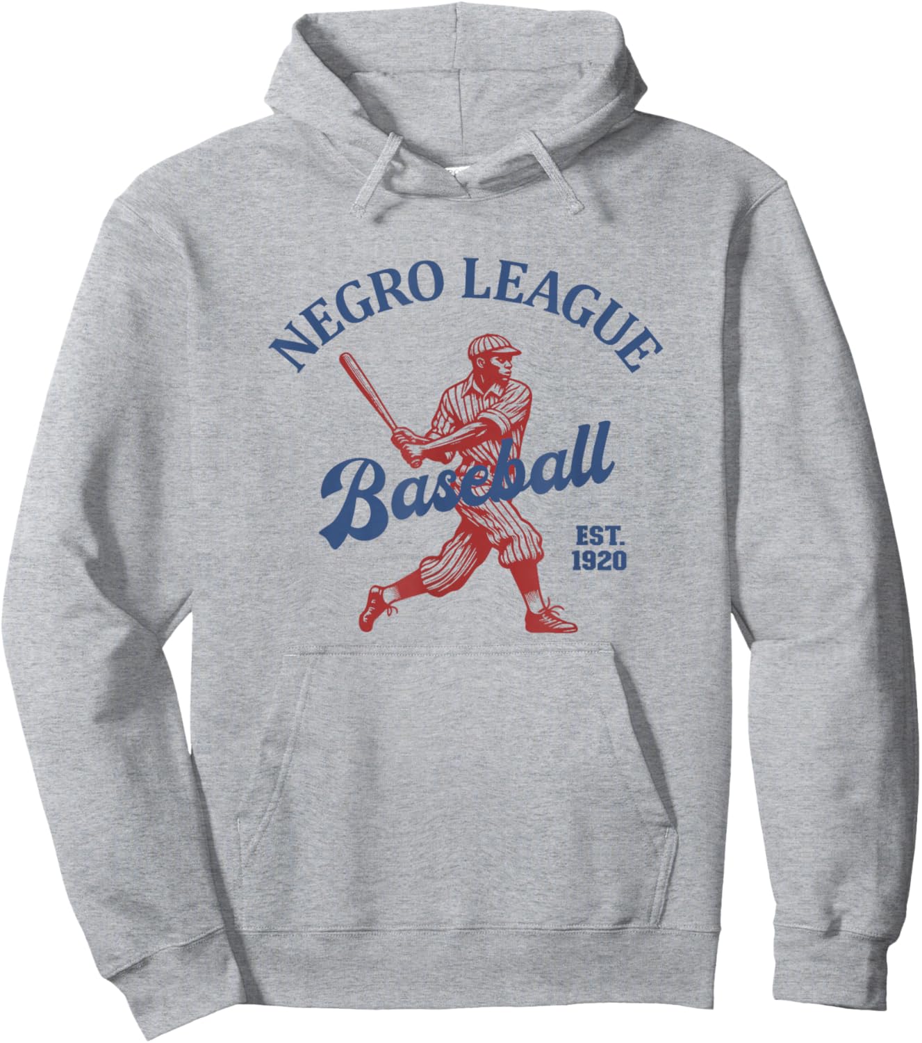 Vintage Negro League Baseball Black History Month Hoodie - Hoodie | Ash