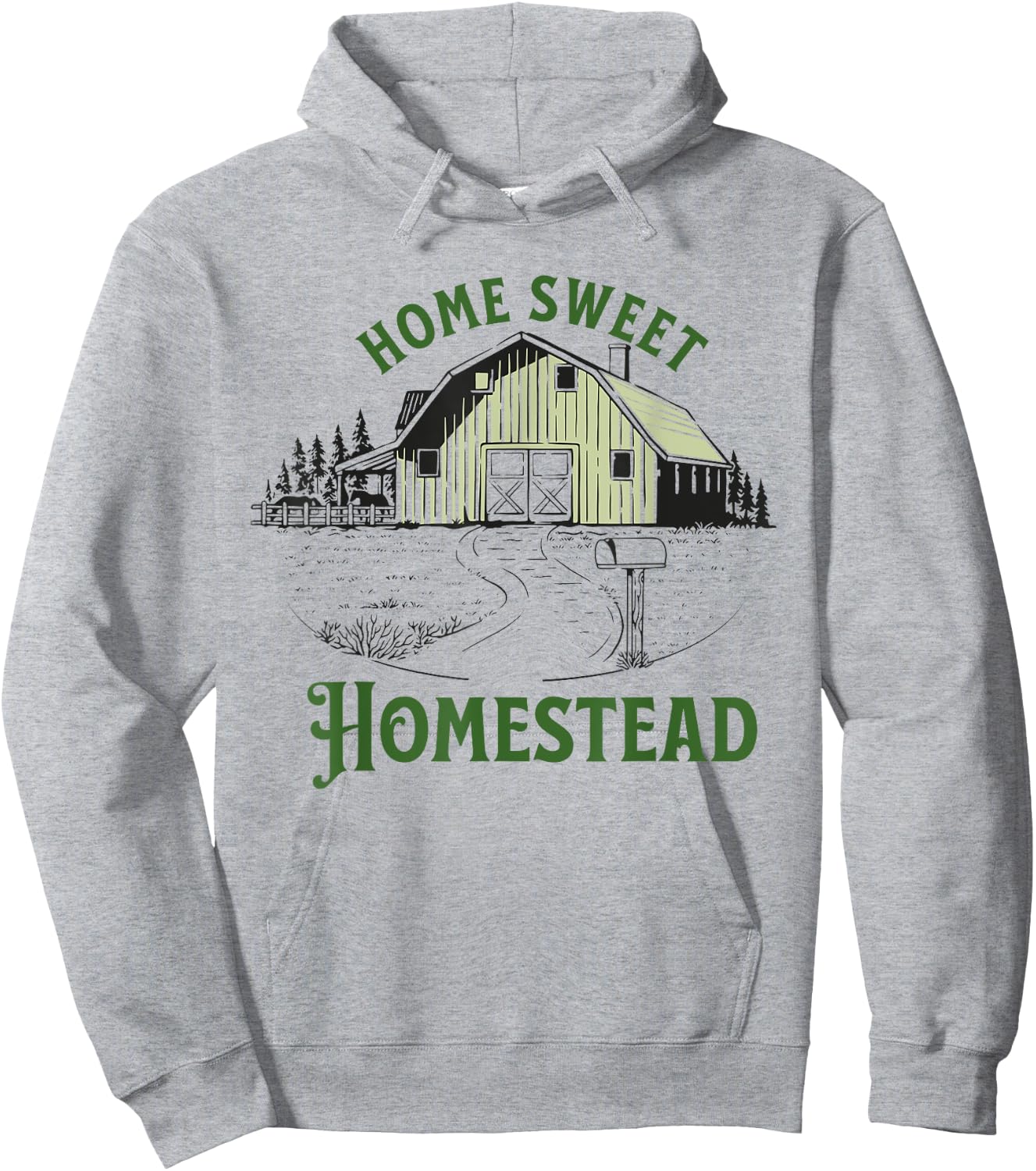 Home Sweet Homestead for homesteader backyard farmer gift Hoodie - Hoodie | Ash