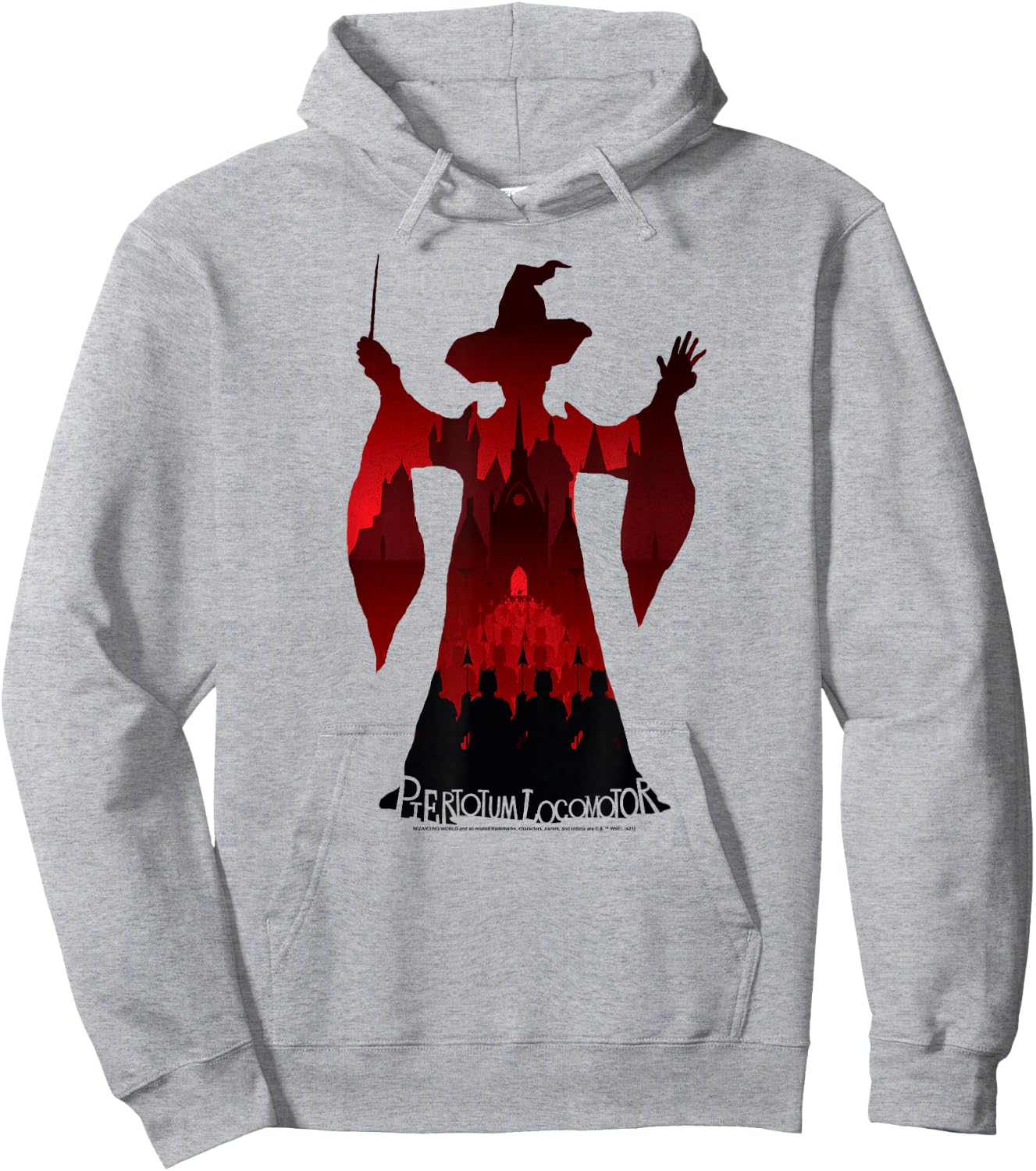 Harry Potter McGonagall Piertotum Locomotor Small Hoodie - Hoodie | Ash