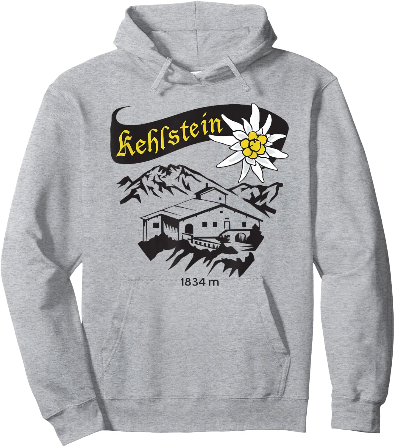 Eagles Nest Kehlstein House Berchtesgaden Bavaria Hoodie - Hoodie | Ash