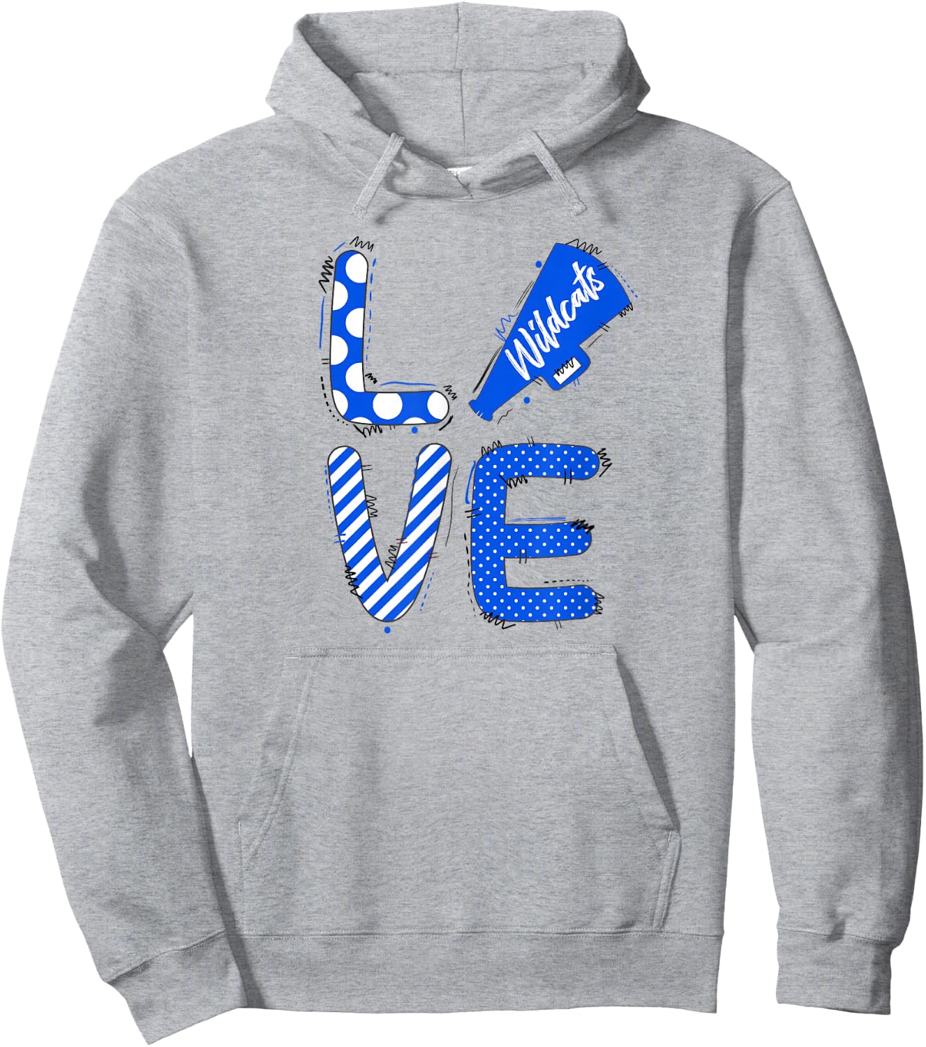Kentucky, Big Blue, Basketball Hoodie - Hoodie | Ash