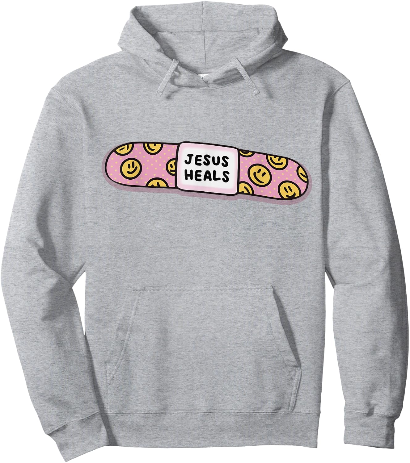 Jesus Heal Funny Christian Faith Healer Healing Hoodie - Hoodie | Ash