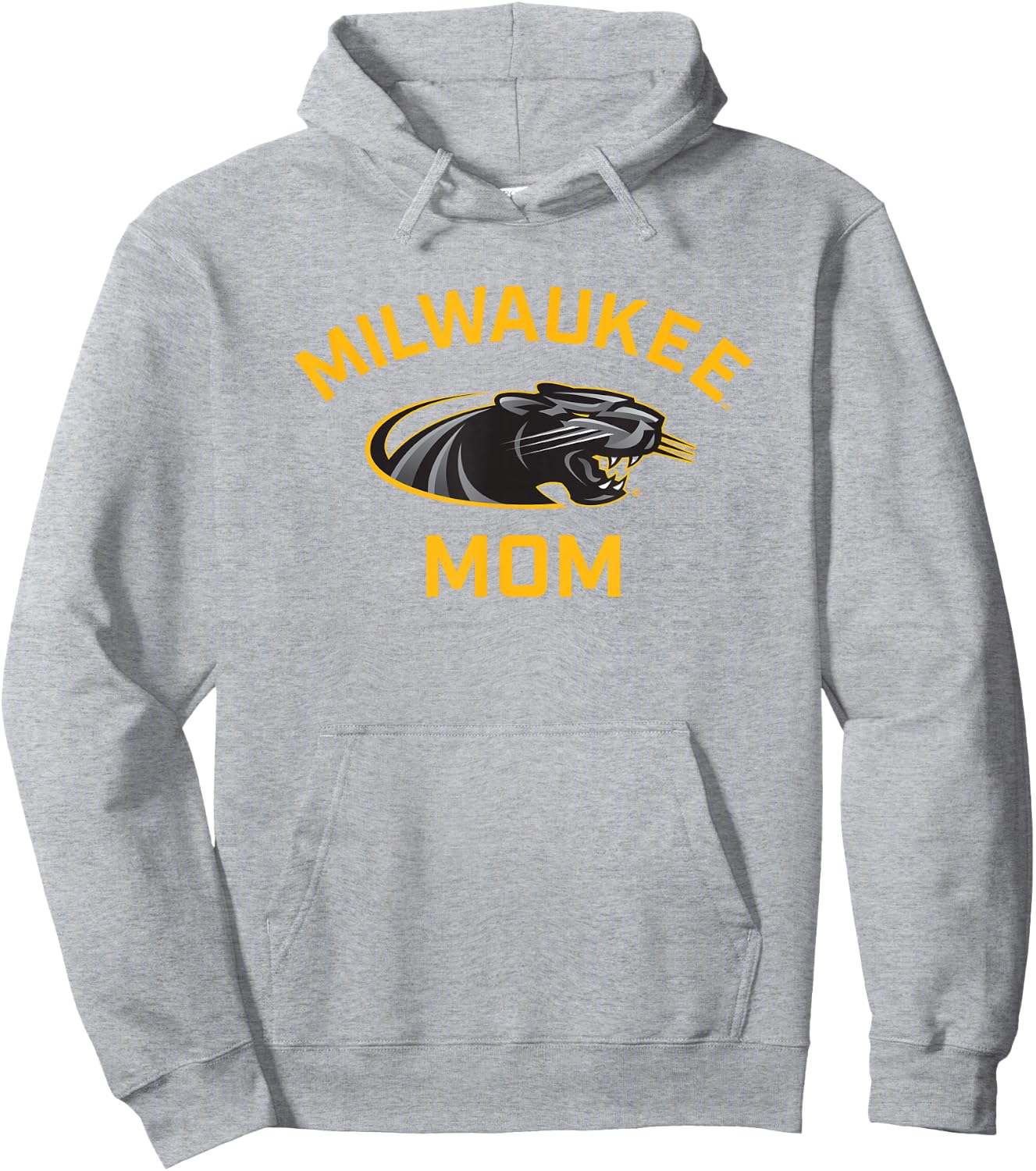 UW Milwaukee Panthers Arched Mom Hoodie - Hoodie | Ash