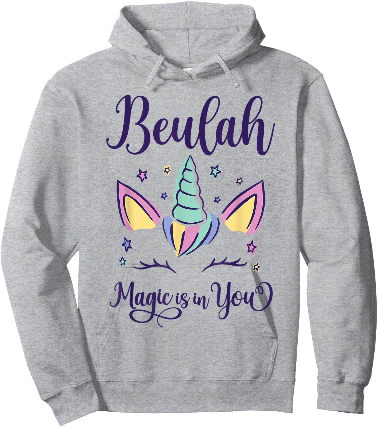 First Name Beulah Personalized I Love Beulah Hoodie - Hoodie | Ash