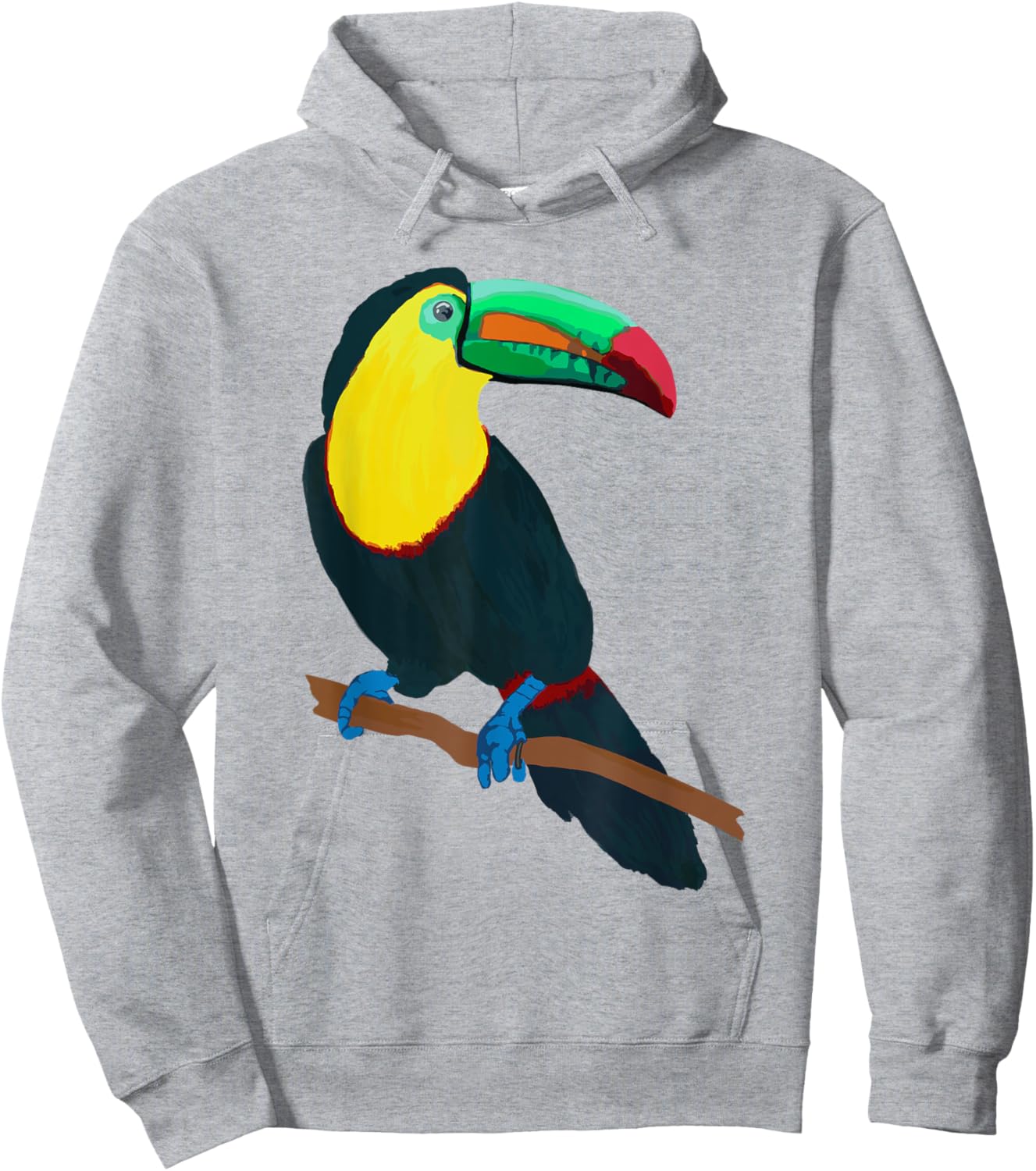 Beautiful Keel-billed Toucan Bird Tucan T Shirt Costa Rica Hoodie - Hoodie | Ash