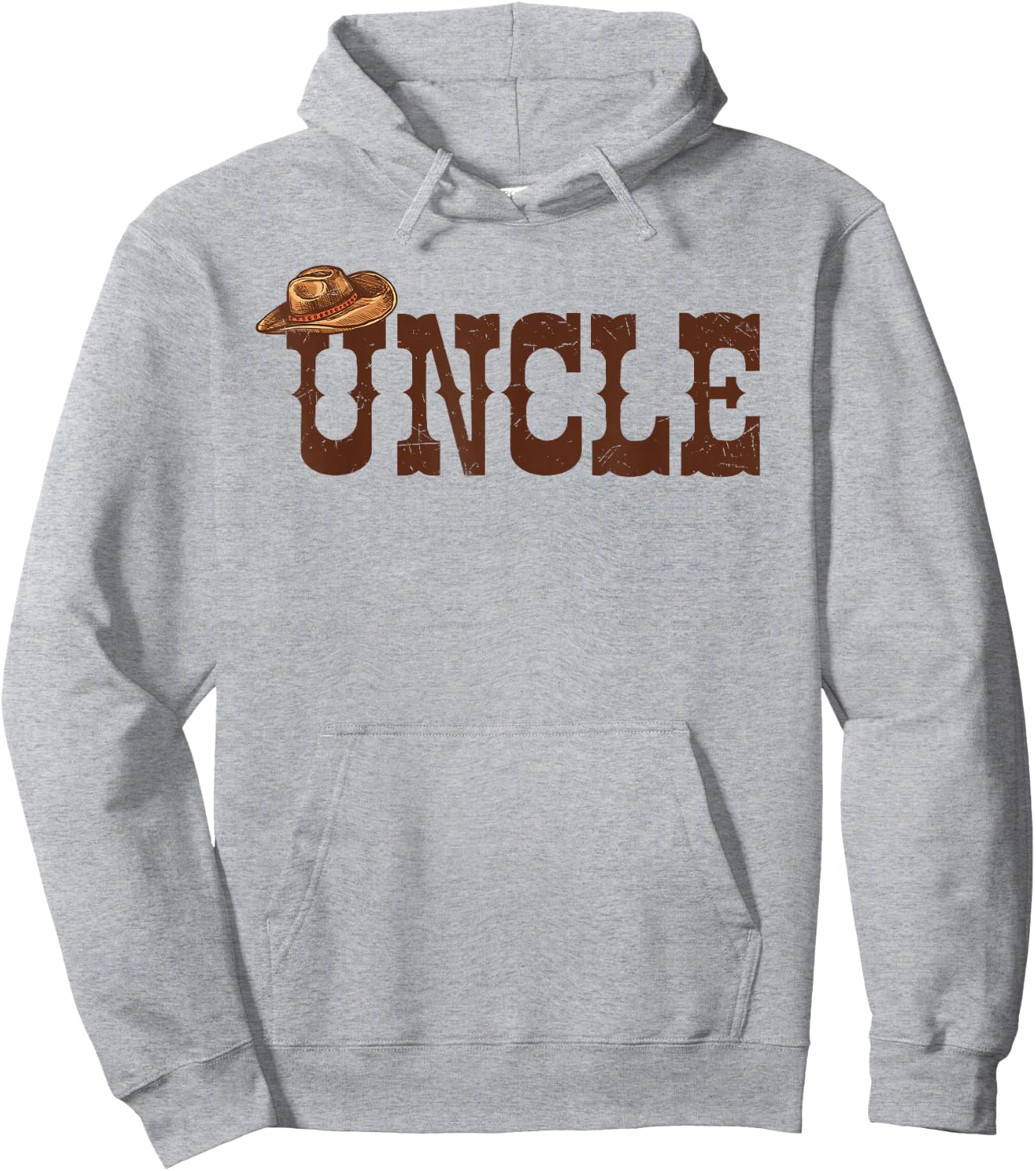 Uncle Aunt Western Family Matching Birthday Cowboy Cowgirl Hoodie - Hoodie | Ash