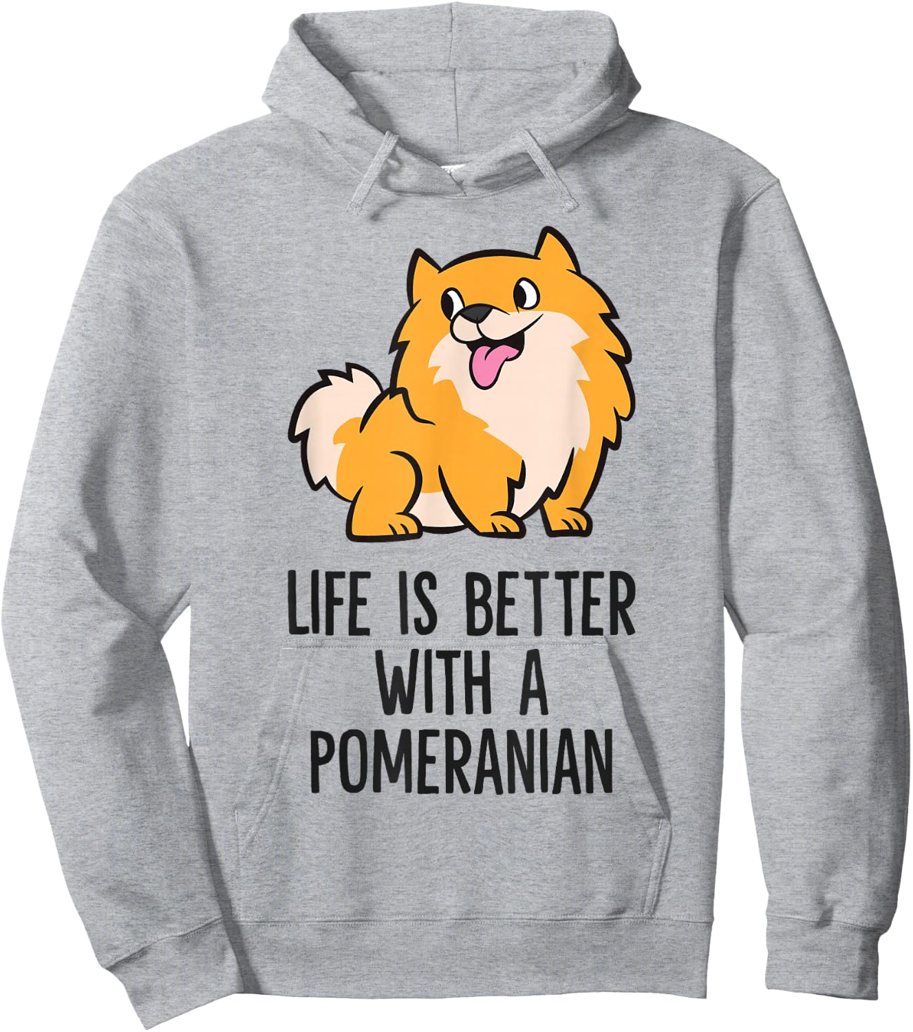 Life Is Better With A Pomeranian Hoodie - Hoodie | Ash
