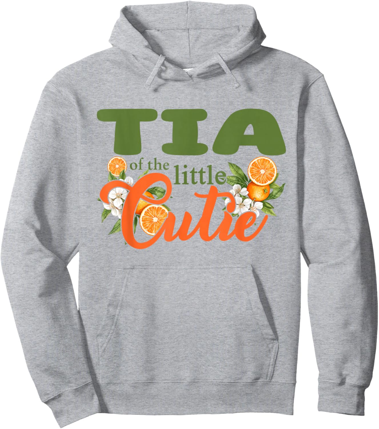 Tia of The Little Cutie Orange Clementine Bday Party Hoodie - Hoodie | Ash