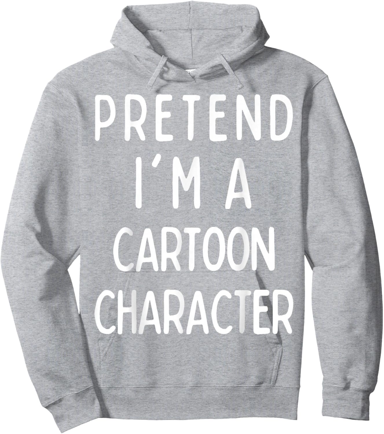 Pretend I'm a Cartoon Character Matching Halloween Costume Hoodie - Hoodie | Ash
