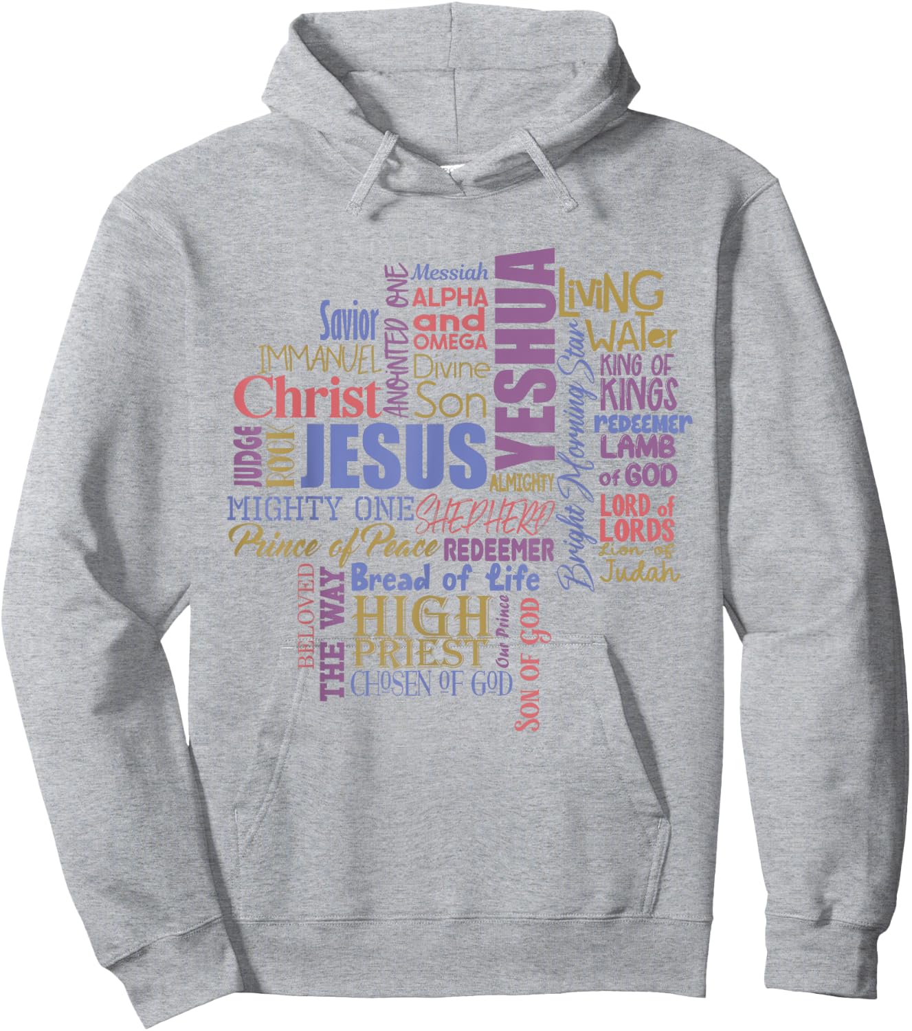 Jesus Is My God King My Lord Savior Lion of Judah Christian Hoodie - Hoodie | Ash
