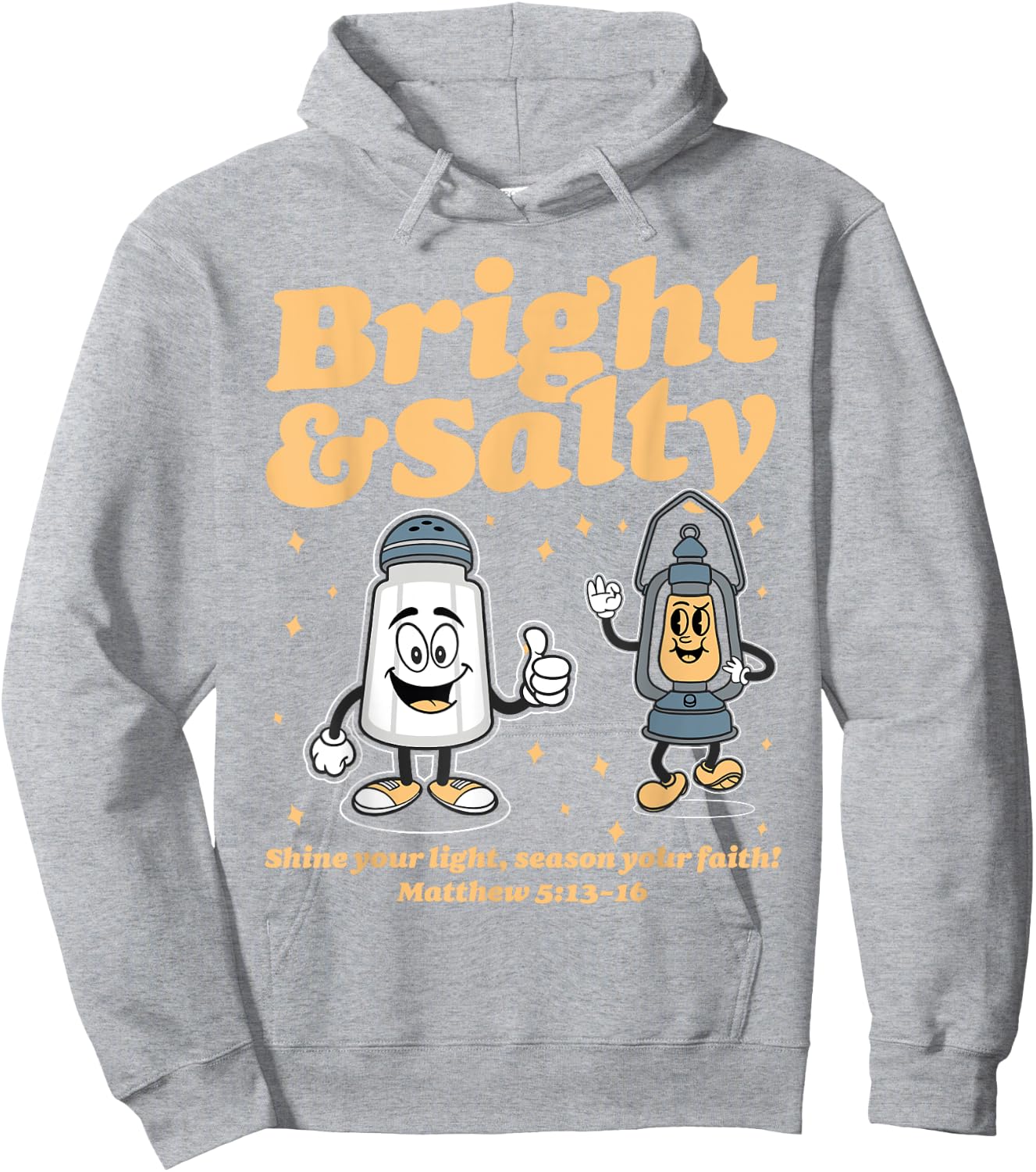 Salt & Light Be Ye Salt Bible Verses Matthew 5:13-16 Christ Hoodie - Hoodie | Ash