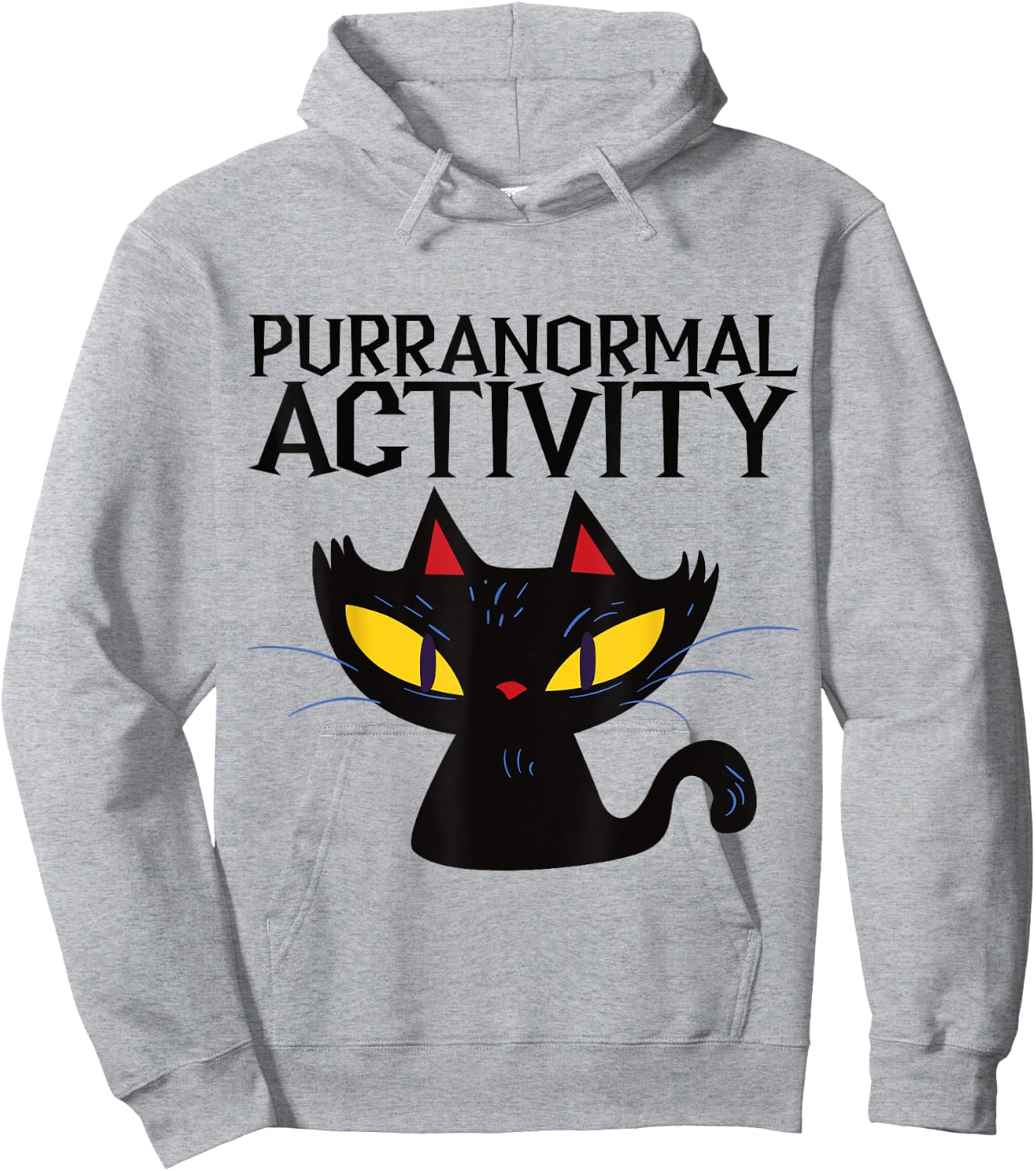 Purranormal Activity Halloween Design Hoodie - Hoodie | Ash