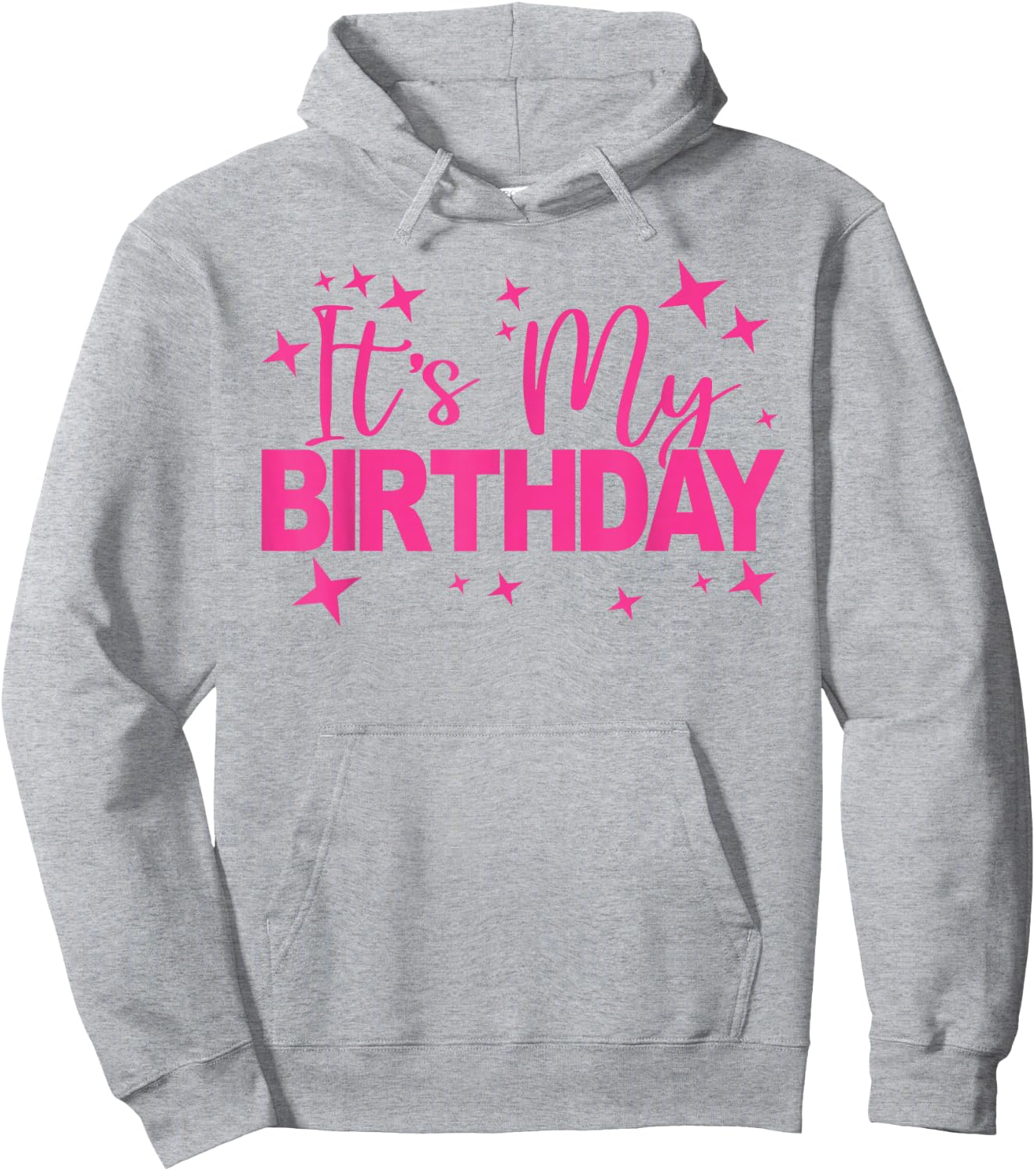 It's My Birthday Party Women and Girls, Cute Pink Birthday Hoodie - Hoodie | Ash