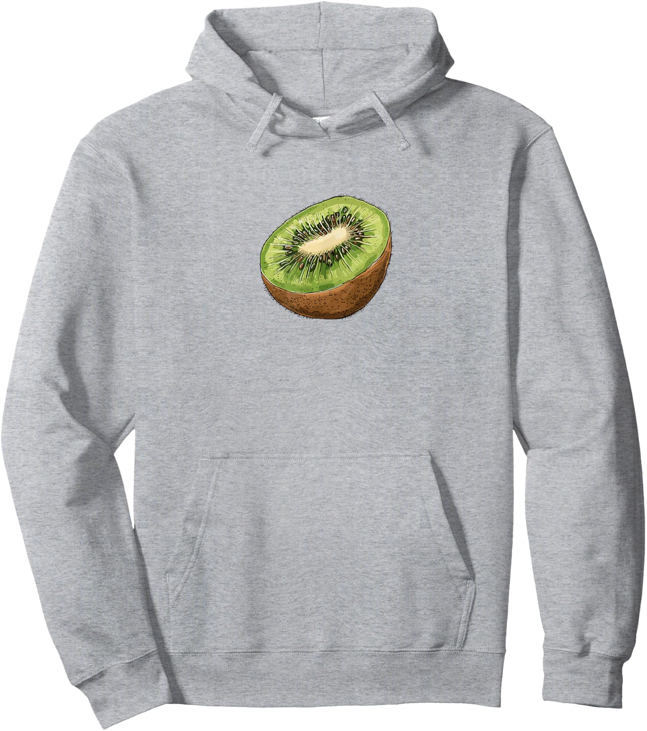 Kiwi Fruit Lovers Y2K Vintage Cute Retro Kiwi Graphic Hoodie - Hoodie | Ash