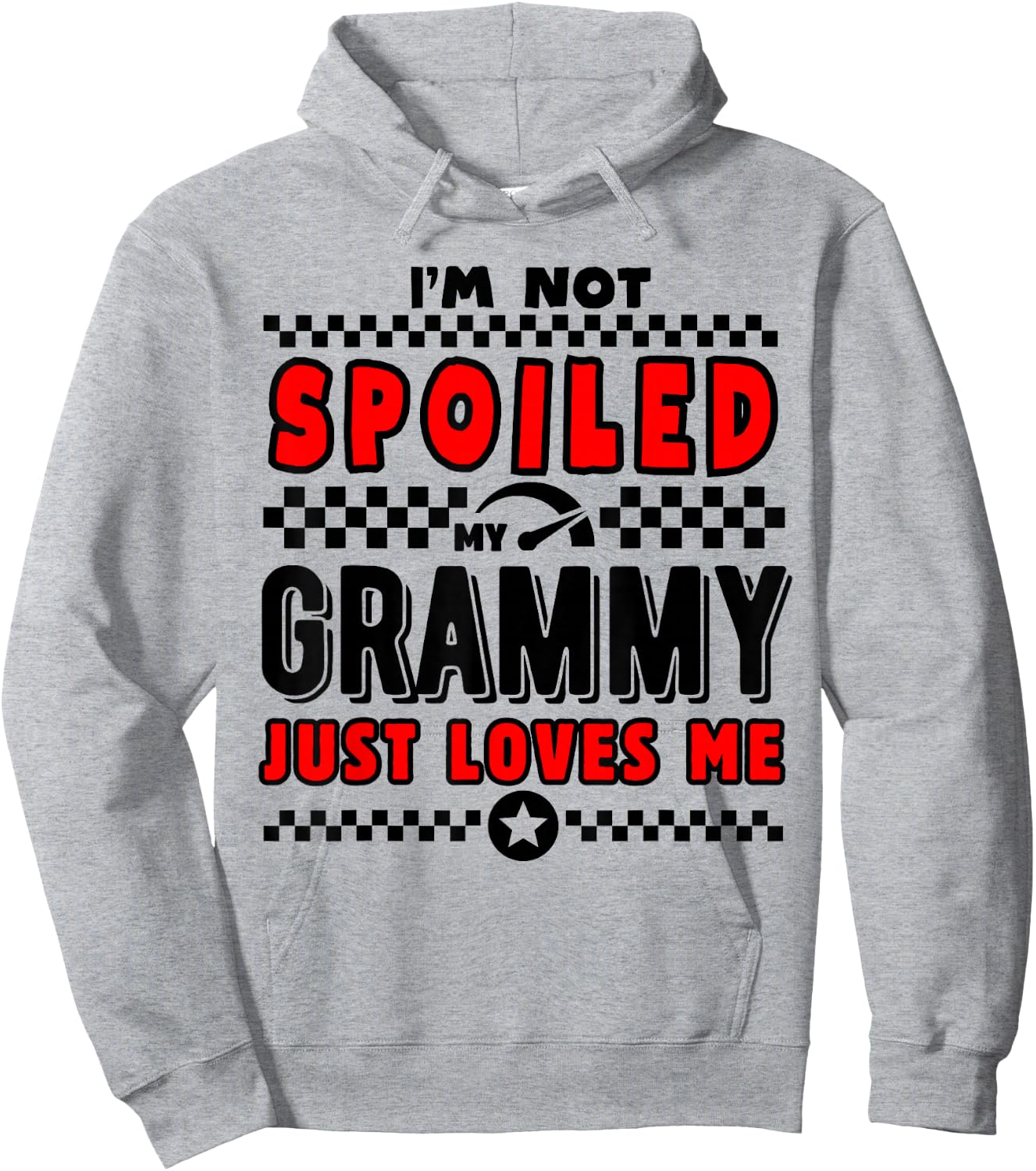I'm Not Spoiled My Grammy Just Loves Me Team Kids Matching Hoodie - Hoodie | Ash
