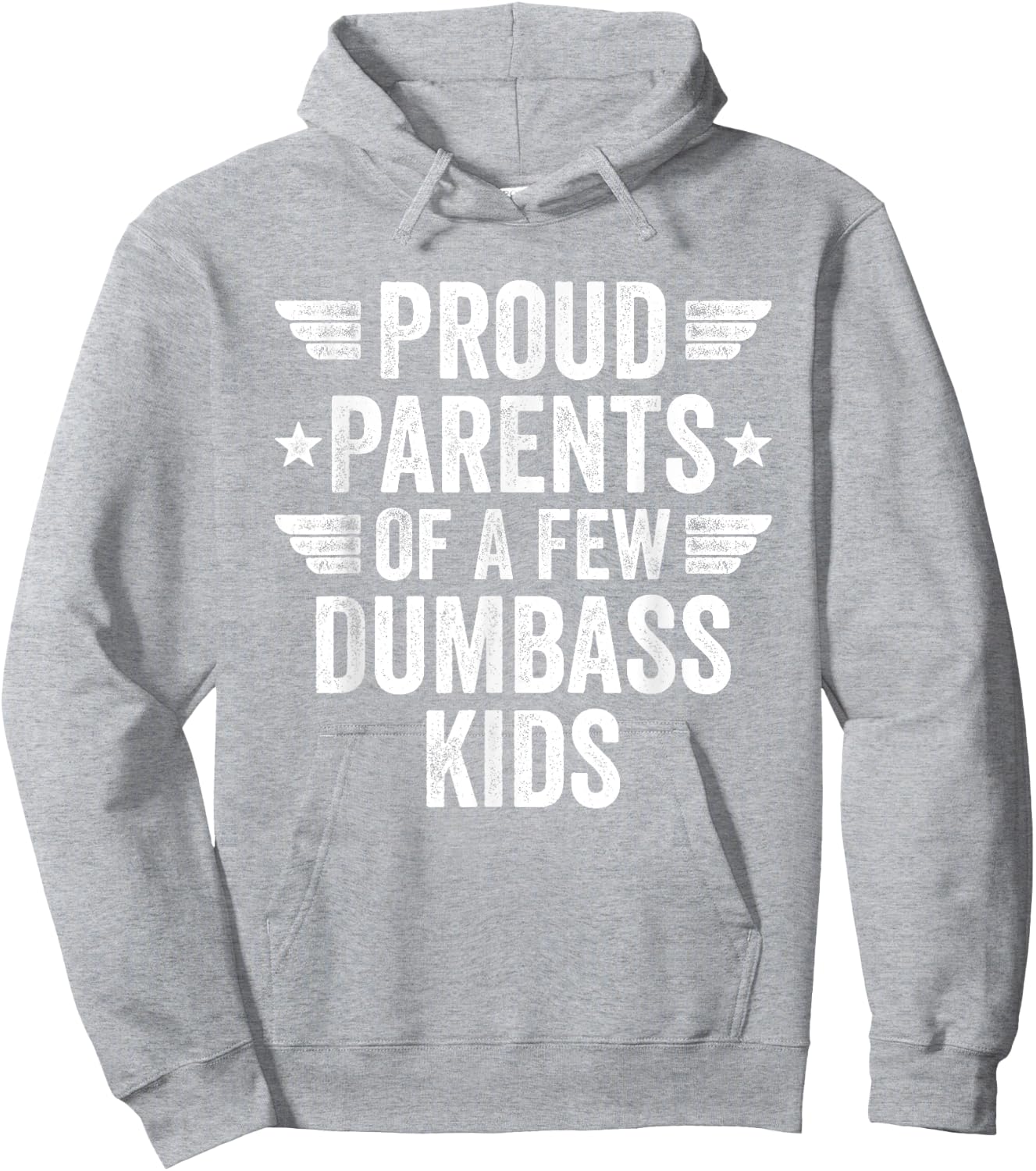 Proud Parents Of A Few Dumbass Kids Sarcastic Parents Hoodie - Hoodie | Ash