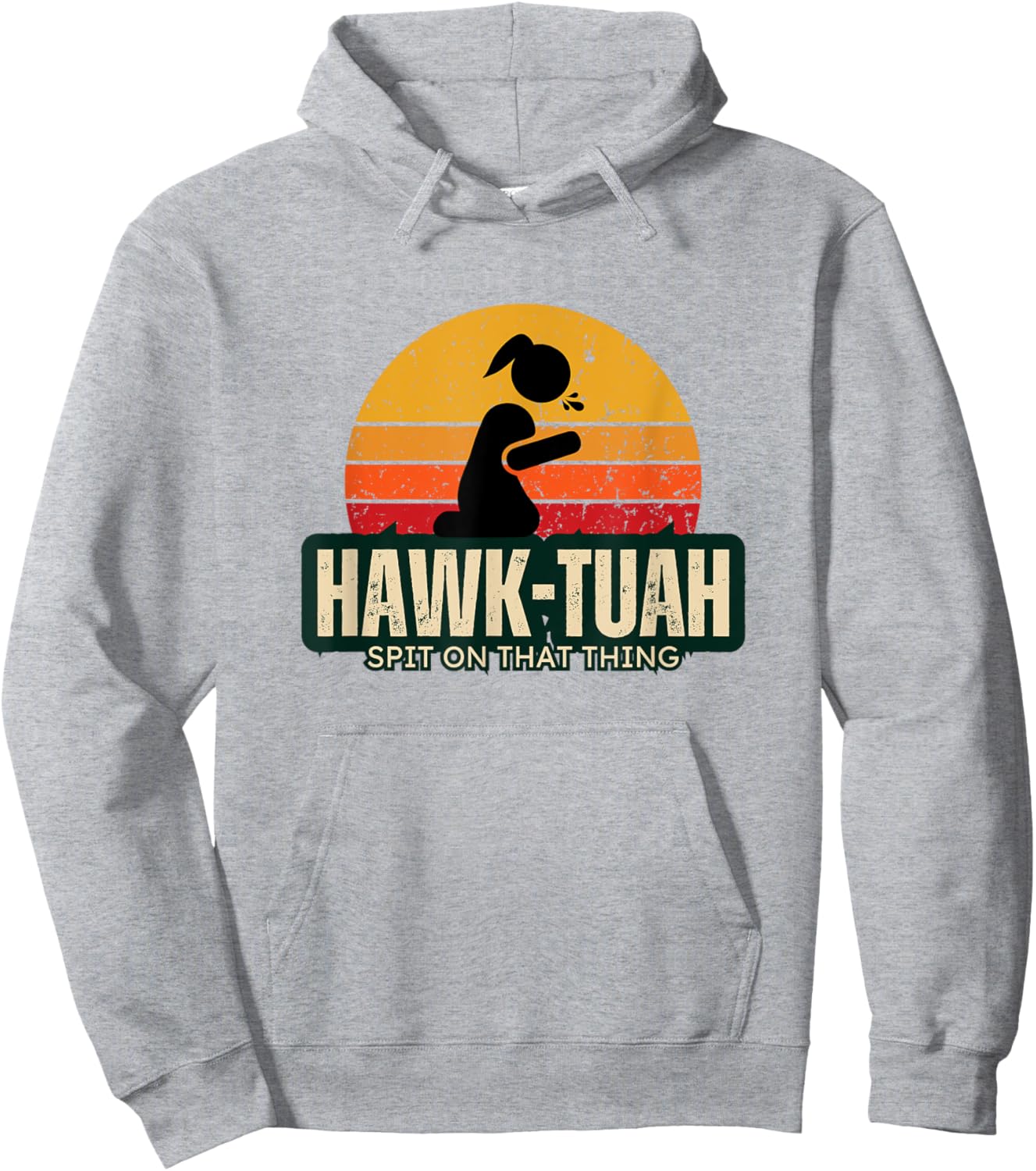 Hawk-Tuah | sound spit on that thing fun girl viral quote Hoodie - Hoodie | Ash