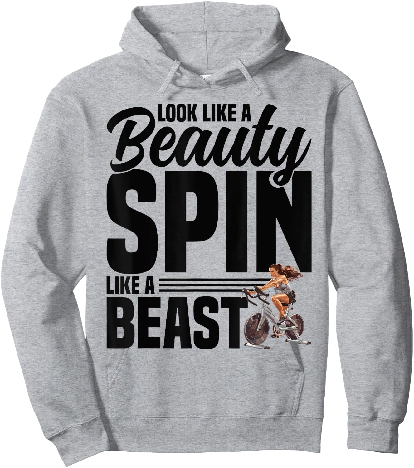 Indoor Cycling Workout Spin Instructor Spinning Spin Class Hoodie - Hoodie | Ash