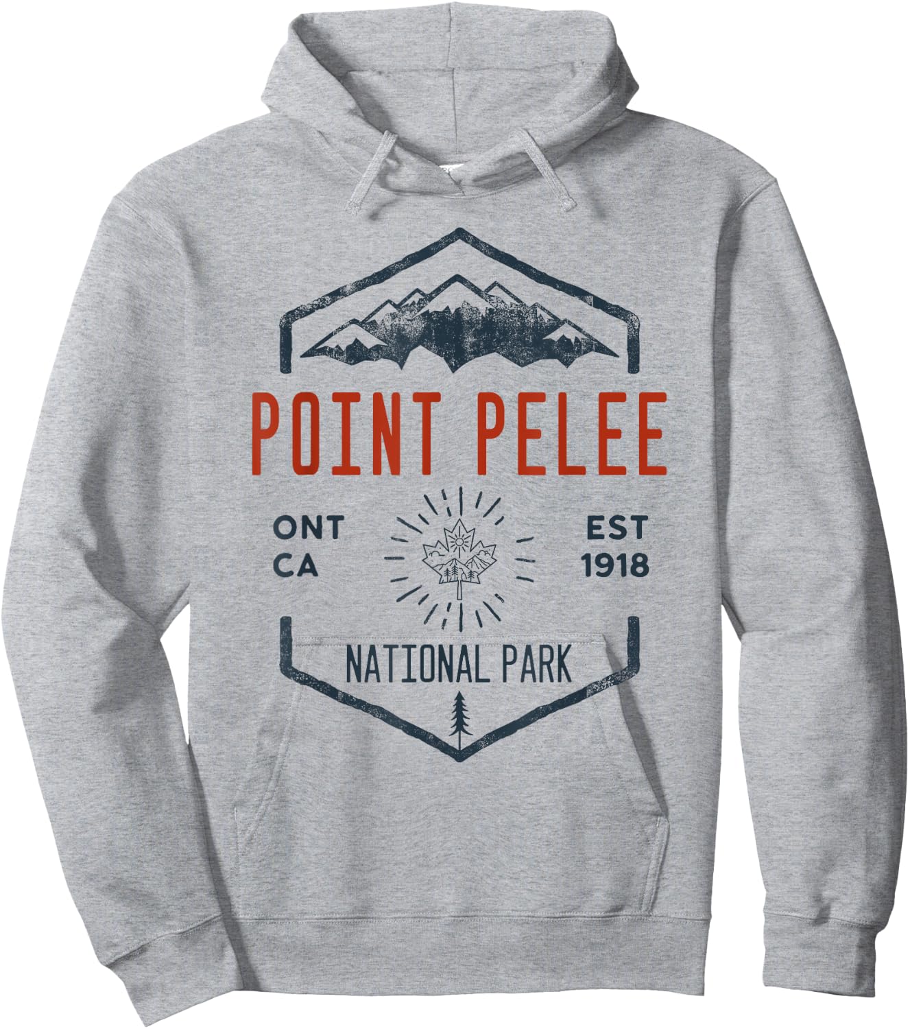 Point Pelee National Park Canada Vintage Hoodie - Hoodie | Ash