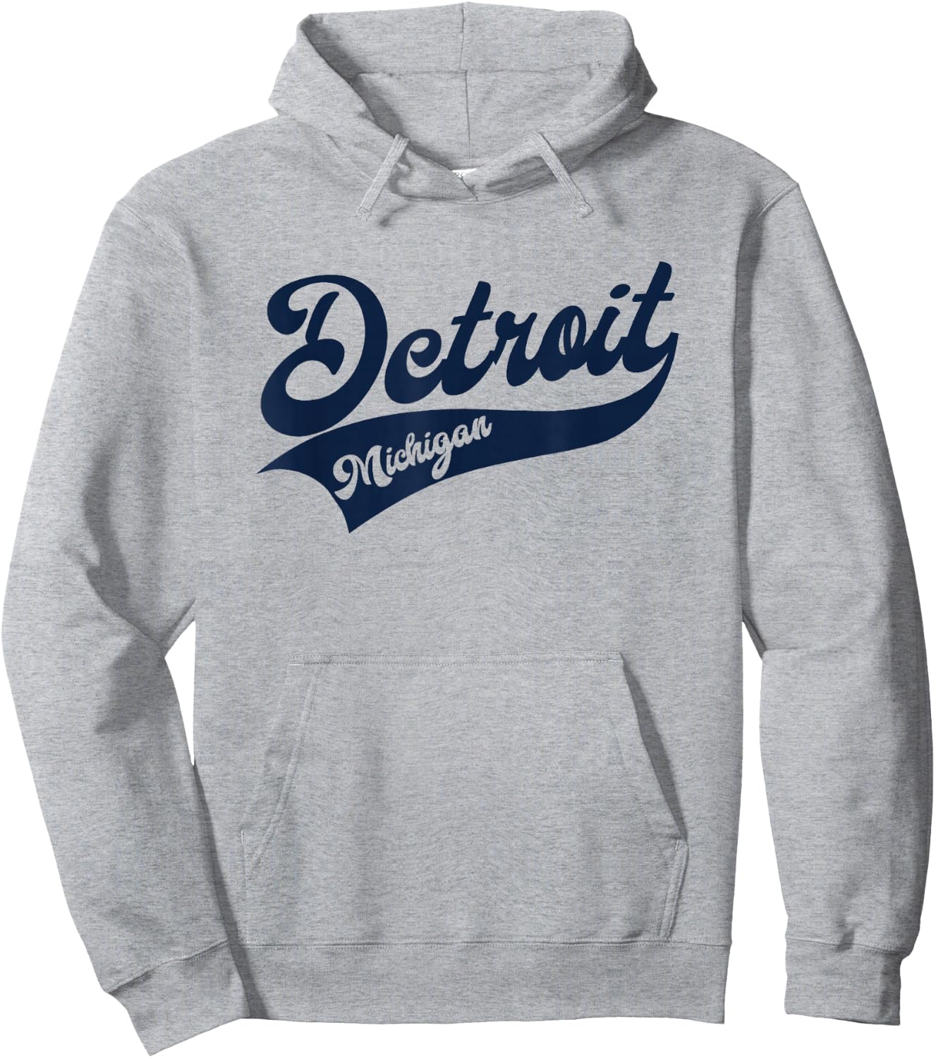 Detroit - Michigan Retro / Throwback Design - Classic Hoodie - Hoodie | Ash