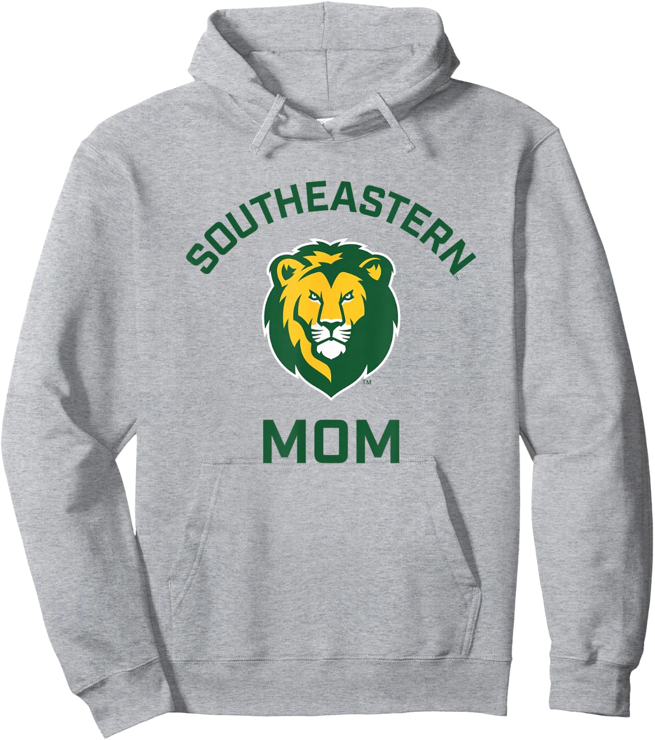 Southeastern Louisiana University Lions Arched Mom Hoodie - Hoodie | Ash