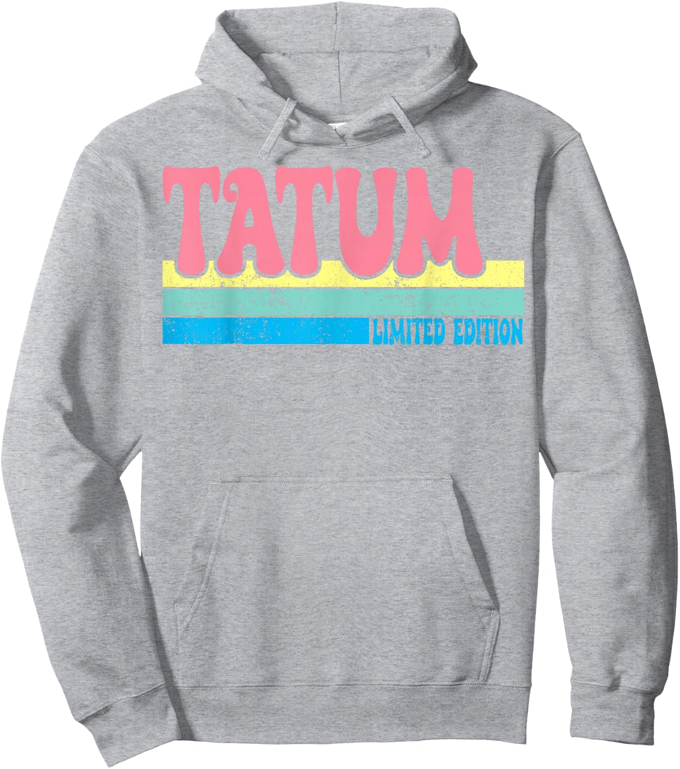 TATUM Name Personalized Cute Idea Groovy Women TATUM Hoodie - Hoodie | Ash