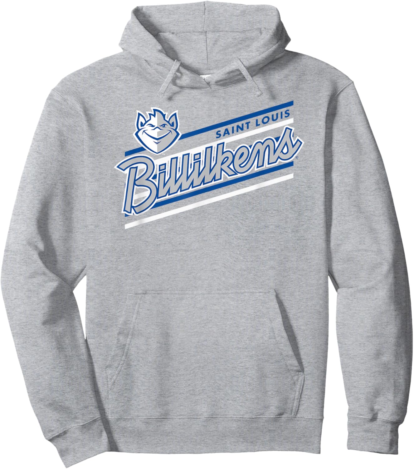 St. Louis University Billikens Retro Performer Gray Hoodie - Hoodie | Ash