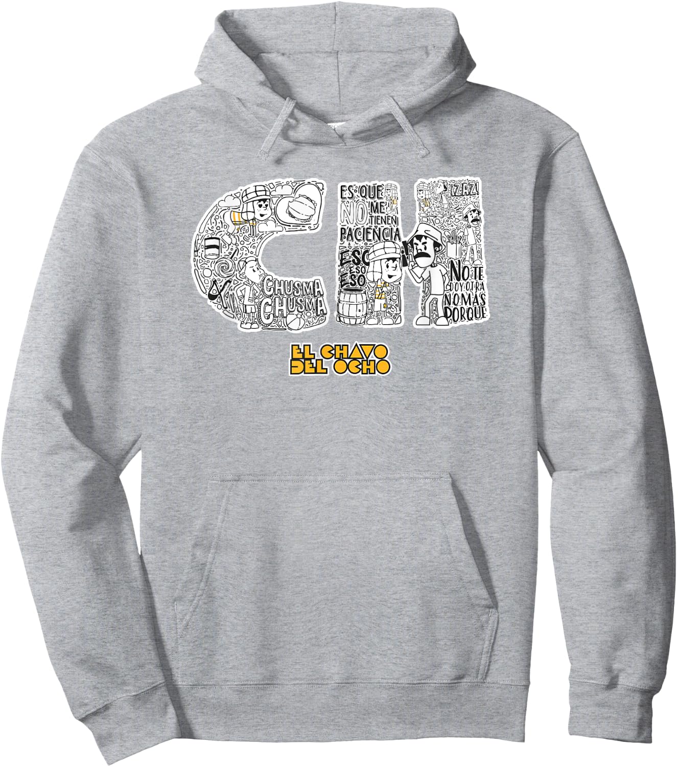 El Chavo - Colorful Desings for Kids, Teen, Women & Men Hoodie - Hoodie | Ash