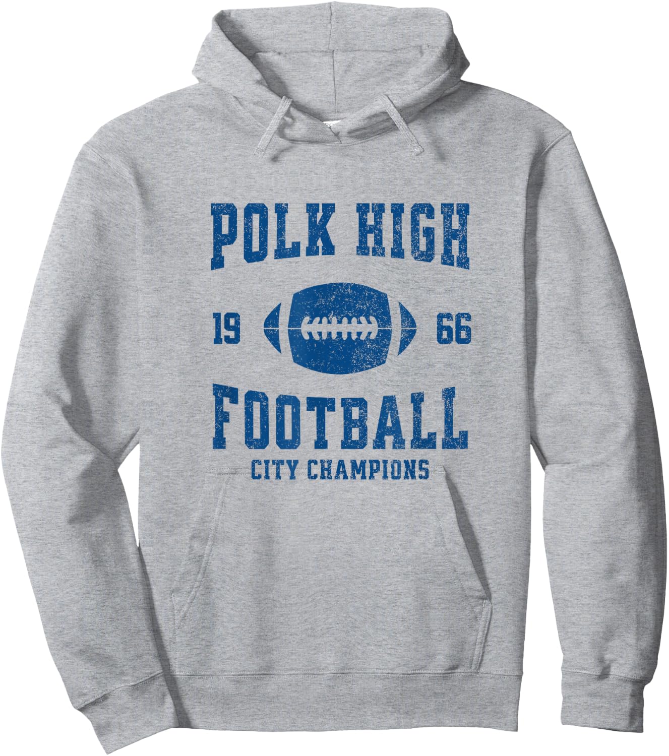Polk High Football City Champions 1966 - vintage design Hoodie - Hoodie | Ash