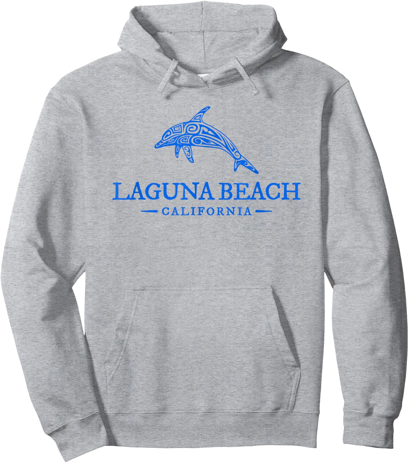Laguna Beach California Dolphin Women Vacation Souvenir Hoodie - Hoodie | Ash