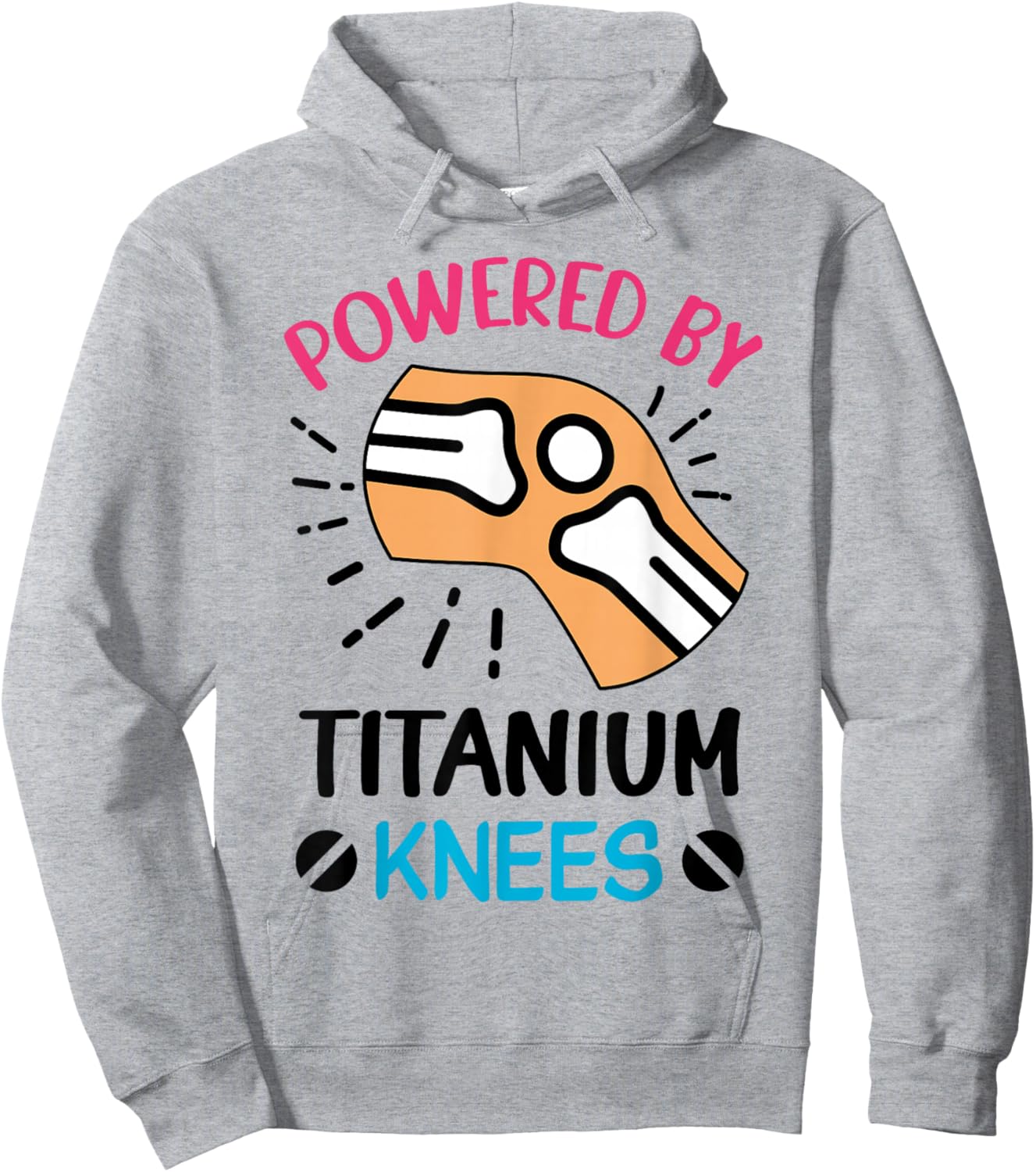 After Knee Surgery Gift Knee Replacement Hoodie - Hoodie | Ash