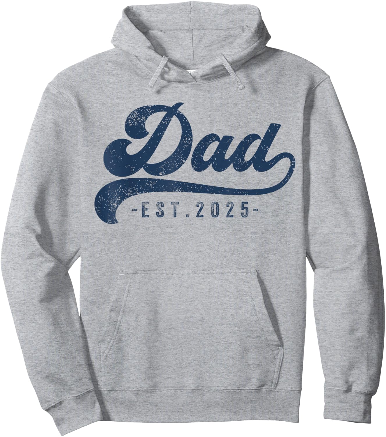 Dad Est 2025 Hoodie - Hoodie | Ash
