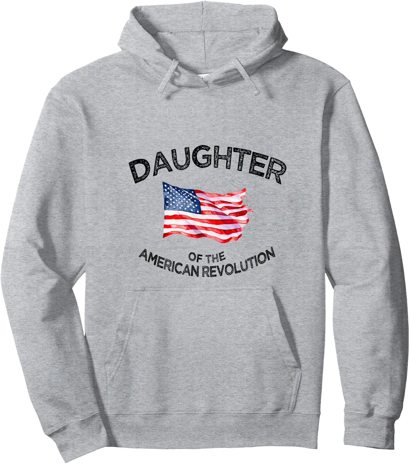 Daughters American Revolution DAR Star Historic US Patriot Hoodie - Hoodie | Ash