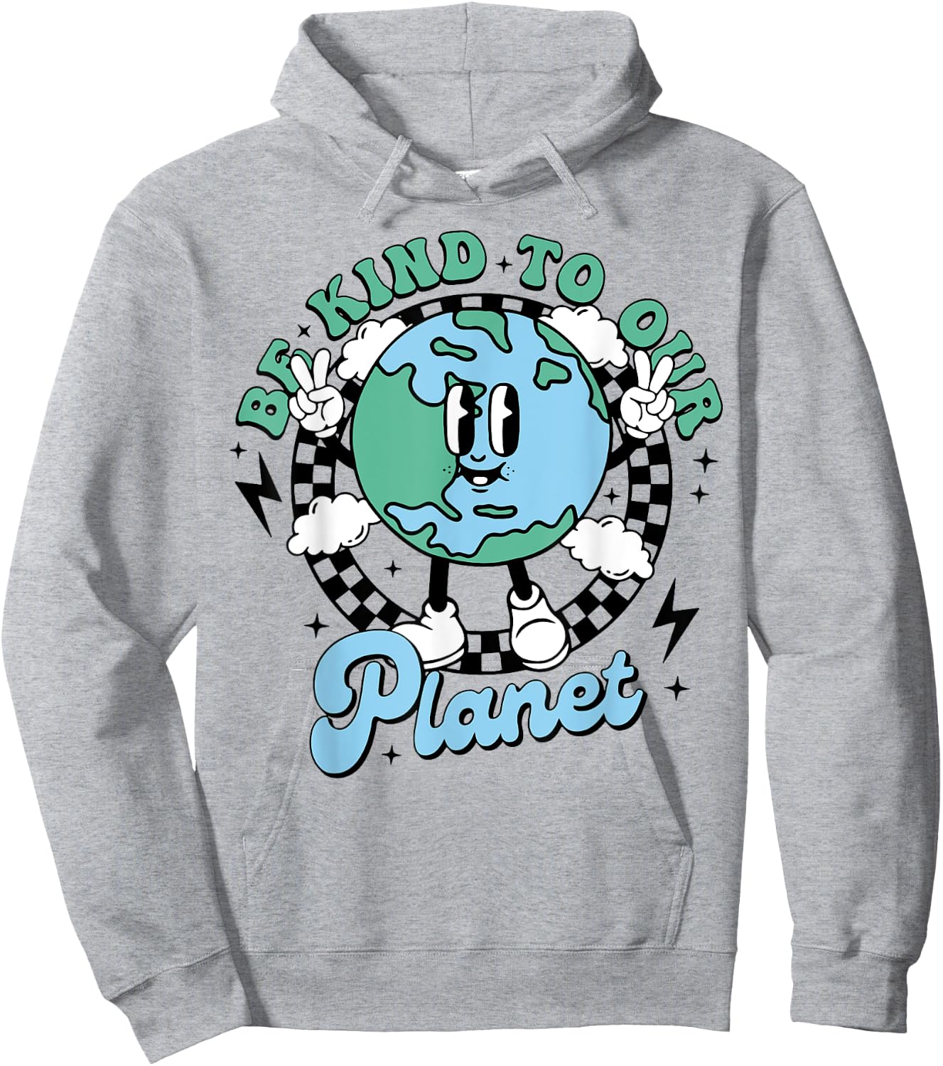 Be Kind To Our Planet Hoodie - Hoodie | Ash