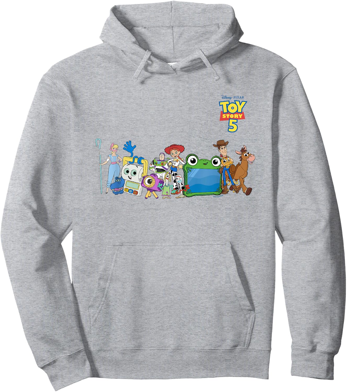 Disney Pixar Toy Story 5 Characters Group Photo Hoodie - Hoodie | Ash
