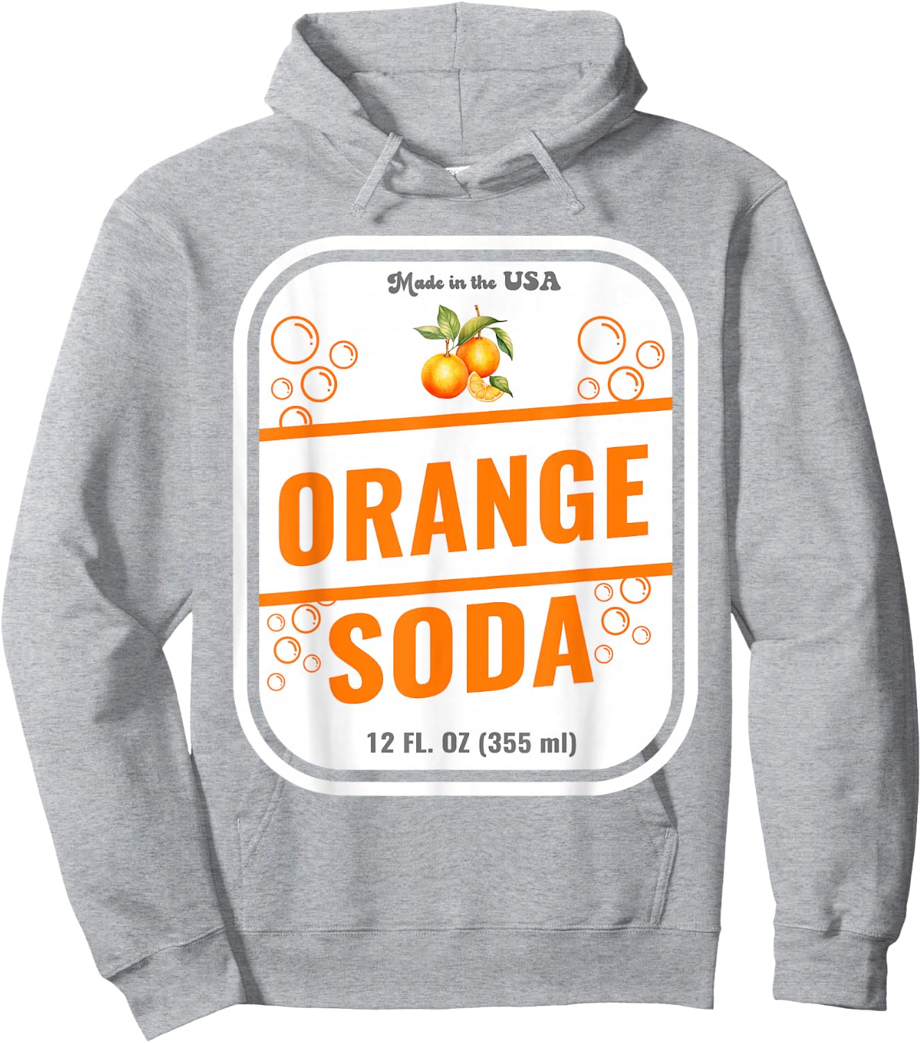 Halloween Costume Orange Soda Unique Group Costume Idea Hoodie - Hoodie | Ash